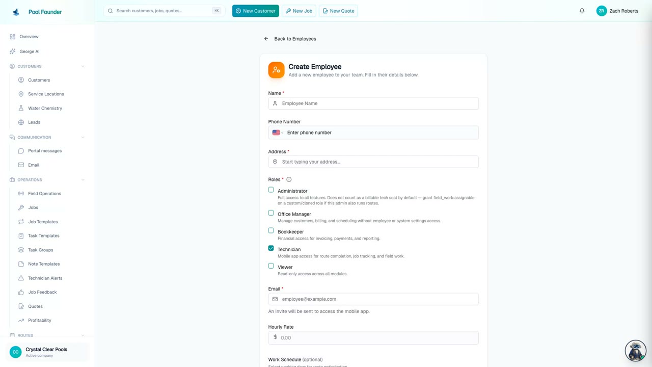 Add Your First Employee